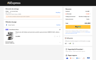 Máquina de café HiBREW H10B por 101,08€