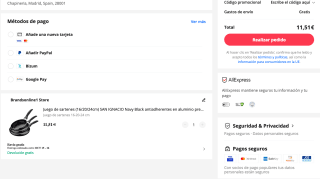 Juego de sartenes (16/20/24cm) SAN IGNACIO Navy Black antiadherentes en aluminio prensado aptas para todos los fuegos incluso para inducción por solo 11,51€