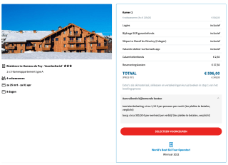8 dagen Résidence Le Hameau du Puy vanaf €139 p.p. ( Inclusief skipas )