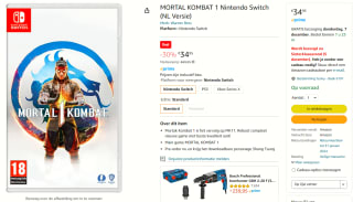 Mortal Kombat 1 voor €34,95 bij Amazon