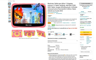 Tablet para Niños 7 Pulgadas Blackview a solo 49,29€