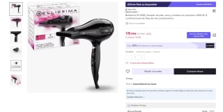 Secador de pelo marca Bellissima S9 2200 por 14,99€
