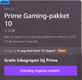 Gratis FIFA 23 - Amazon Prime Gaming Pack 10 bij Amazon