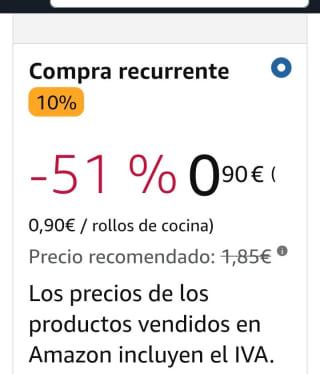 Rollos Renova Maxiabsorption de cocina XXL Triple Blanco por 0,90€
