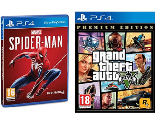 Marvel’S Spider-Man PS4 + Grand Theft Auto V - Premium Edition