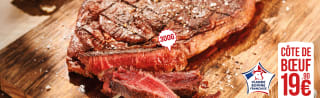 Côte de bœuf 300 g à 19,90€ chez Buffalo Grill