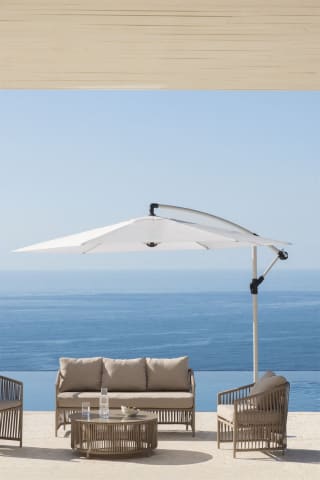 Parasol 295 cm en tela y acero Gerran por 34,95€ en Sklum
