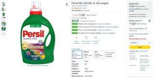 Detergente Persil Gel Color por $69 | Oferta Amazon