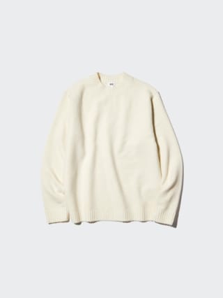 Pull en maille Soufflé Yarn™ (Homme) pour 12,90€ chez UNIQLO