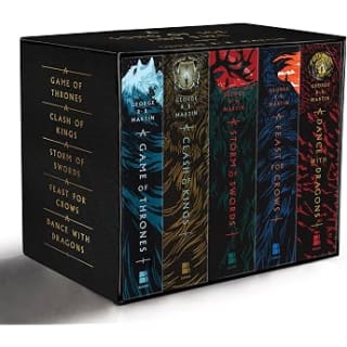 Game of Thrones Leather Boxed Set (Song of Ice and Fire) por $1,089.85 en Amazon