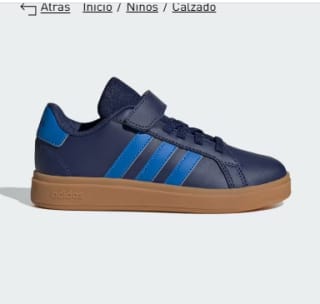 Zapatillas Grand Court 2.0 Niños Rebaja $19.990 Disponible solo en Adidas, Chile