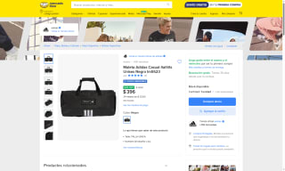 Maleta Adidas Casual por $396 | Oferta Mercado Libre