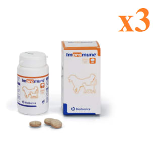 3 x Bioiberica Impromune suplemento inmunitario 20 unidades para perro y gato a 59.9€