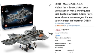 LEGO S.H.I.E.L.D. Helicarrier - 76354 voor €273,99 bij Amazon