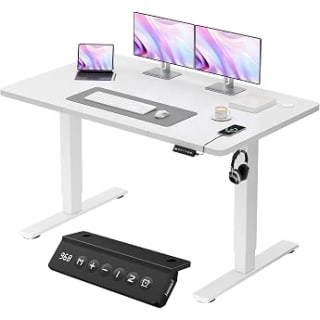 VFU Bureau assis-debout électrique (120 x 60 cm) pour 65,15€ chez Amazon