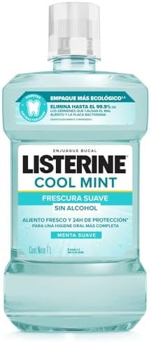 Listerine Cool Mint Zero Alcohol 1 L por $91 en Amazon