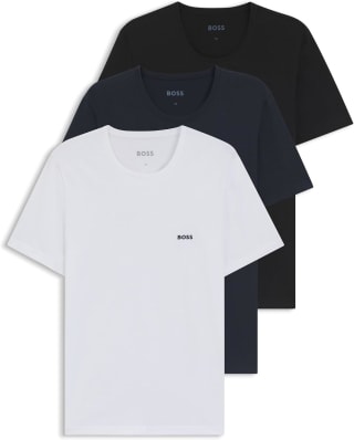 BOSS T-Shirt Rn 3p Classic (3-pack) voor €30,95 bij Amazon