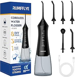 Irrigador dental portátil inalámbrico 12 modos por 17.99€