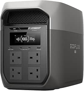 EcoFlow DELTA 3 Max Portable Power Station 2048Wh with Code WL49S3M2