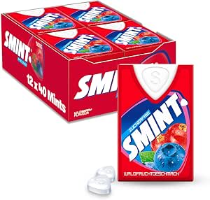 SMINT Tabs Frutas Silvestres, Caramelos Comprimidos Sin Azúcar, Pack 12 uds a 9.81€