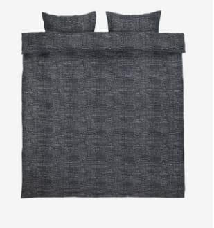Parure de lit Flanelle FILIPPA 240x220 gris à 17,50€