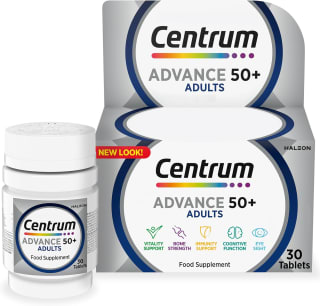 Centrum Advance 50+ Multivitamin & Mineral Tablets – S&S £1.96