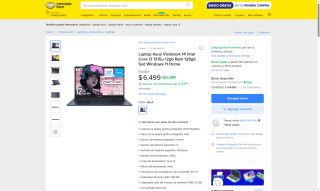 Asus Vivobook 14 i3 1315U 12GB 128GB por $6,499 | Oferta Mercado Libre