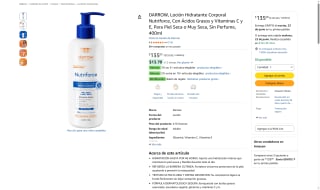 Loción Hidratante Darrow 400ml por $135 | Oferta Amazon