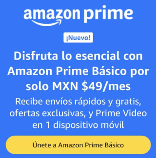 Amazon Prime Básico por solo $49