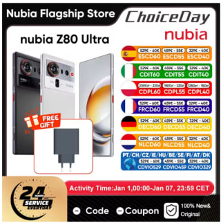 Kortingscode beschikbaar: koop de ZTE nubia Z80 Ultra Smartphone nu extra voordelig