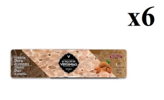 6 x Virginias Turrón duro de almendras El Taller 200 g por 15€