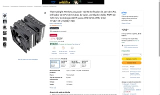 Thermalright Peerless Assassin 120 SE 265W por $560 | Amazon