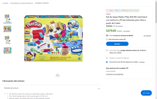 Kit Play-Doh veterinario por $279 | Oferta Walmart