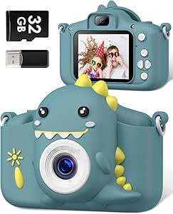 Gofunly Cámara Digital para Niños, 1080P 2,0" HD con 32GB Tarjeta por 18.52€