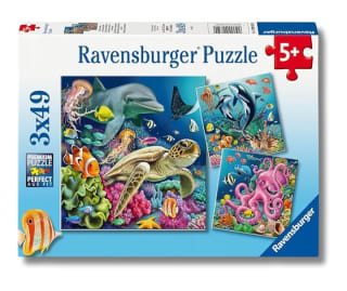 Ravensburger Puzzle Maravillas Submarinas 3×49 piezas por 5.50€.