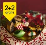 2+2 gratis op Kerstornamenten bij Leen Bakker