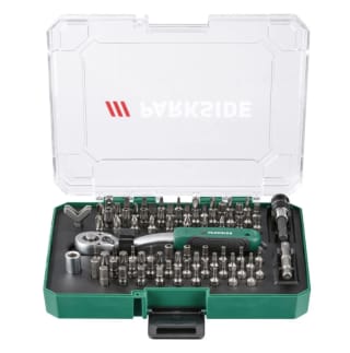 PARKSIDE Juego de carraca y puntas, 81 piezas por 9,99€