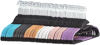 60 perchas Amazon Basics de plástico antideslizantes por 20.39€