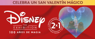 Entradas 2x1 San Valentín Disney The Exhibition 100 años de Magia