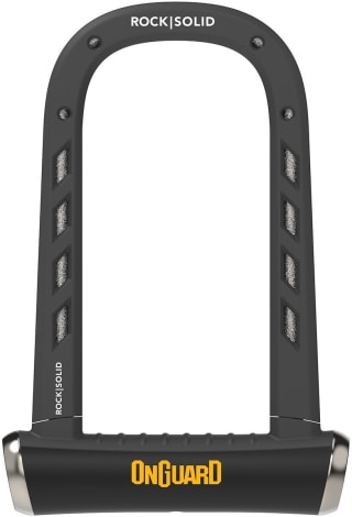 OnGuard RockSolid D-Lock - Sold Secure Diamond Angle Grinder Resistant (£111.59 with