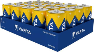 20 X VARTA INDUSTRIAL PRO ALKALINE LR20 BATTERIJEN