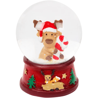 Kerst-schuddebol in diverse varianten voor €0,84 bij de Action