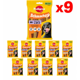 Pedigree Schmackos Multi Mix Snack para Perros 9 x 144 g por 5.99€