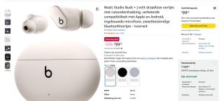 Beats Studio Buds + voor €99