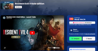 Resident Evil 4 Gold Edition por $195 | Oferta Nuuvem