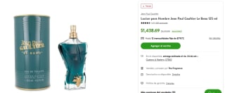 Locion Jean Paul Gaultier 125ml por $1,439 | Oferta Bodega Aurrera