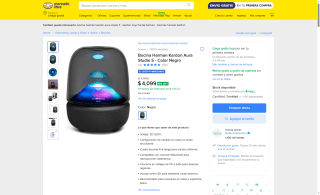 Bocina Harman Kardon Aura Studio 5 por $3,312 | Mercado Libre