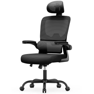 Silla de oficina ergonómica Naspaluro con reposabrazos plegable por 57,87€