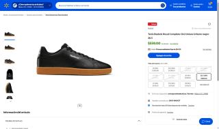 Tenis Reebok Royal Complete Cln2 Negro 26.5 por $559 | Walmart