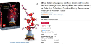 LEGO Icons Japanse abrikoos - Botanical Collection voor €19,31 bij Amazon